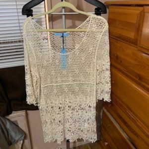 Solitaire Swim Ecru Cover Up